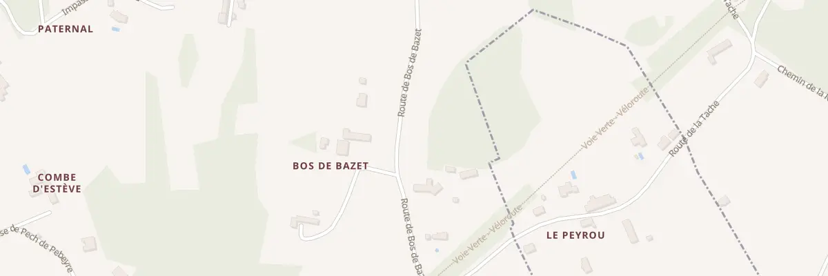 Plan du 789 Rte de Bos de Bazet à Carsac-Aillac
