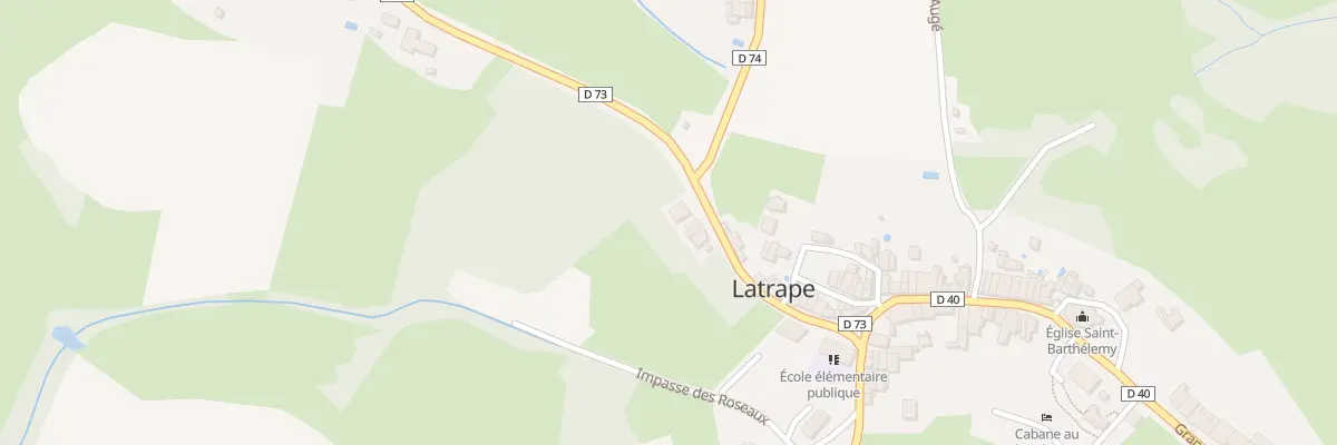Plan du 2 Grand Rue à Latrape