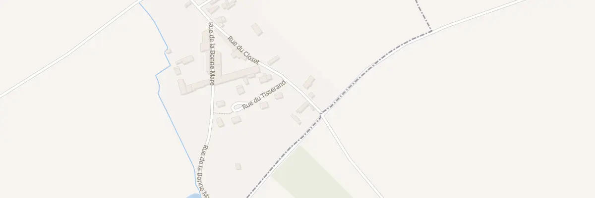 Plan du 7F Rue du Closet à Fresney
