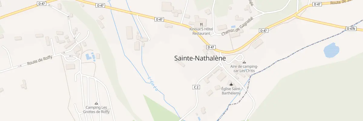 Plan du 23A Le Bourg Ouest à Sainte-Nathalène