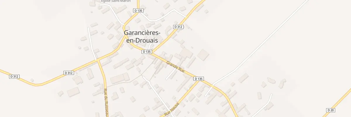 Plan du 34 Gr Gde Rue à Garancières-en-Drouais
