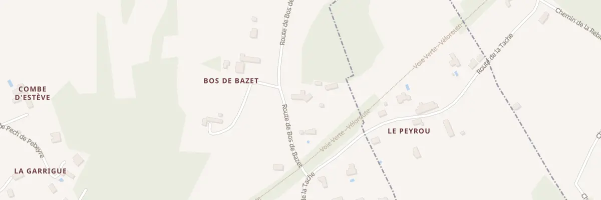 Plan du 869 Rte de Bos de Bazet à Carsac-Aillac