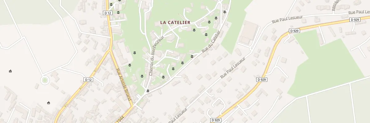 Plan du 19 Rue du Catelier à Saint-Saëns