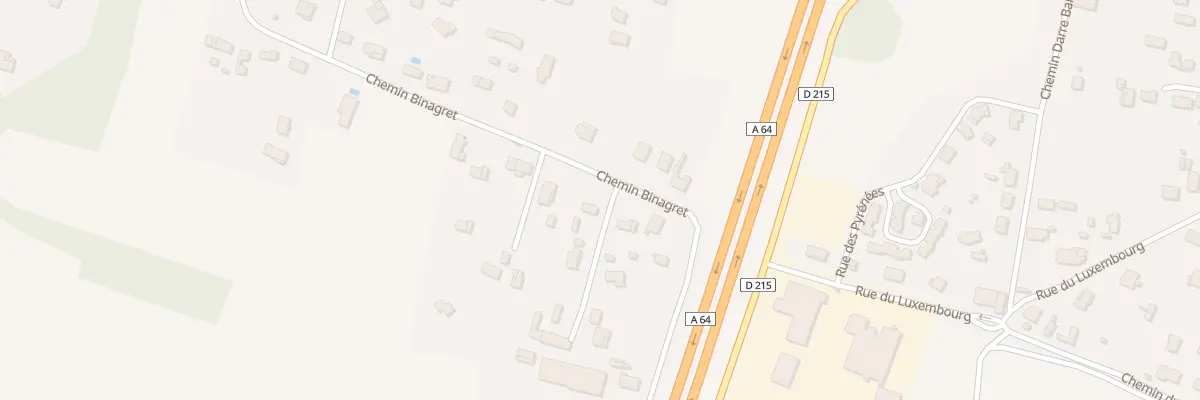 Plan du 58 Che Binagret au Fauga