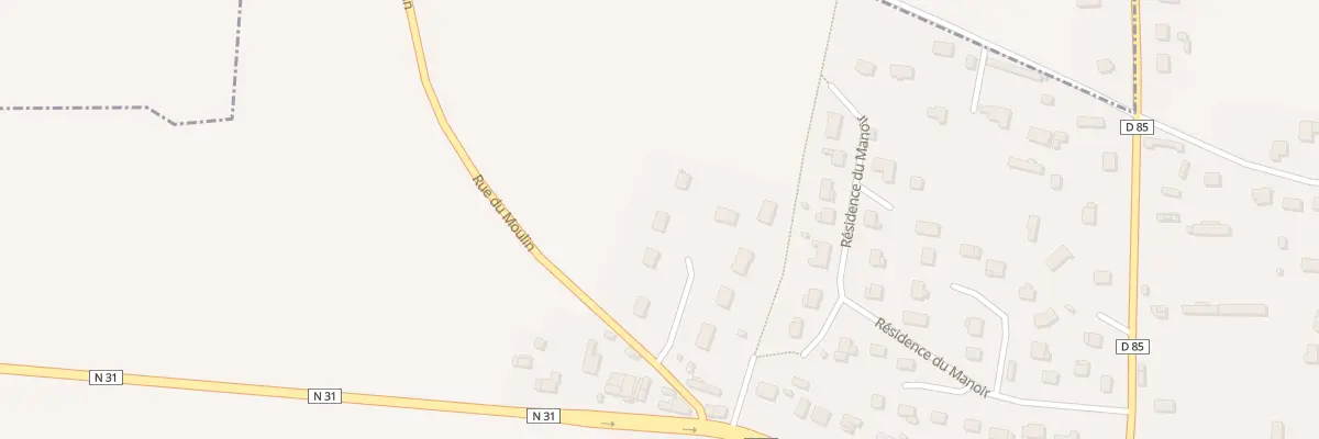 Plan du 3 Rue du Moulin à Martainville-Épreville