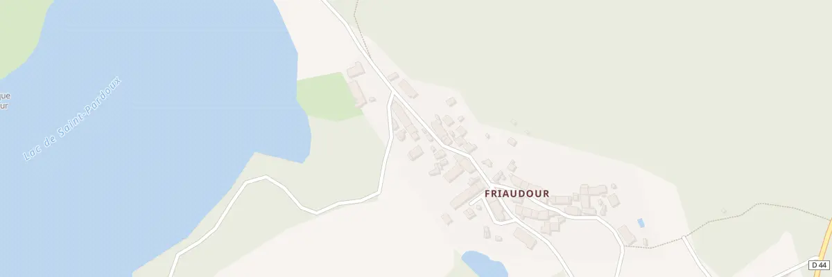 Plan du 21 Friaudour à Saint-Pardoux-le-Lac