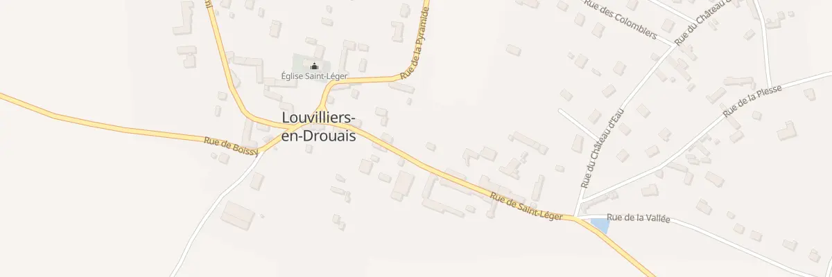Plan du 7A Rue St Leger à Louvilliers-en-Drouais