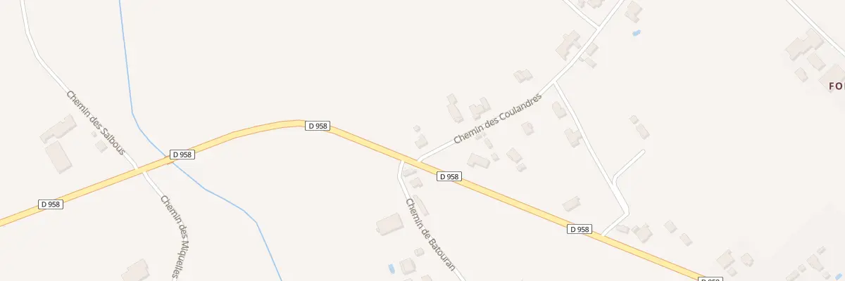 Plan du 7 Che des Coulandres à Montbeton