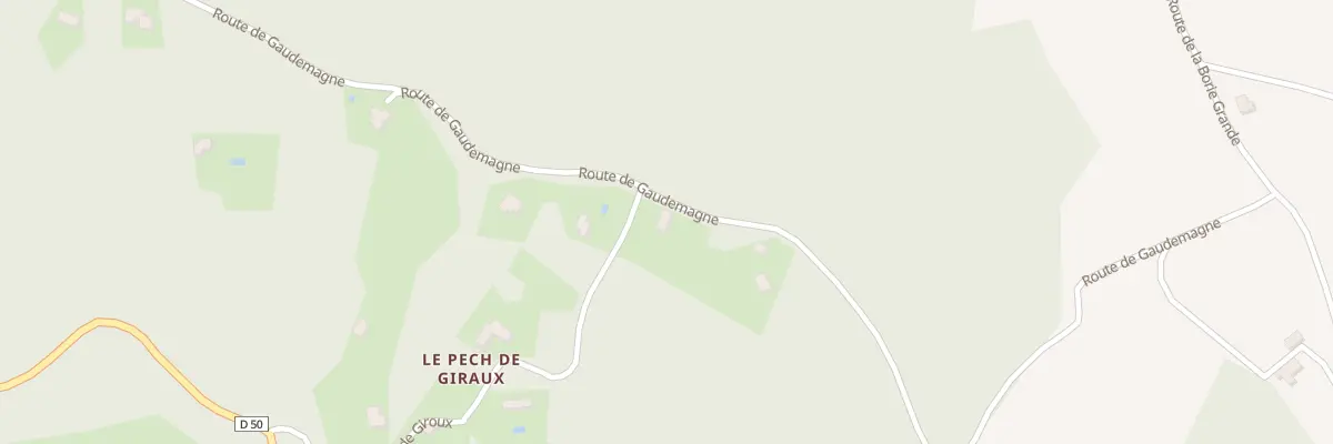 Plan du 620 Le Pech de Giroux à Groléjac