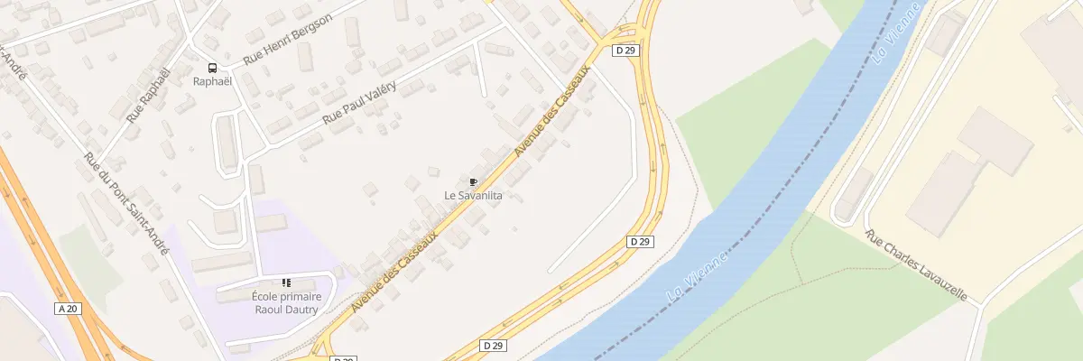 Plan du 170 Av des Casseaux à Limoges