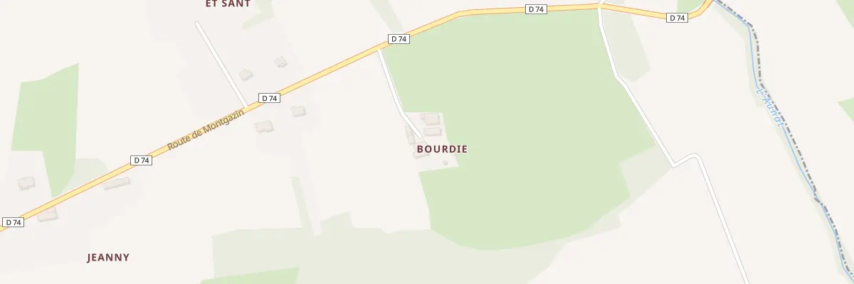 Plan du 130 Imp de Bourdie à Lacaugne