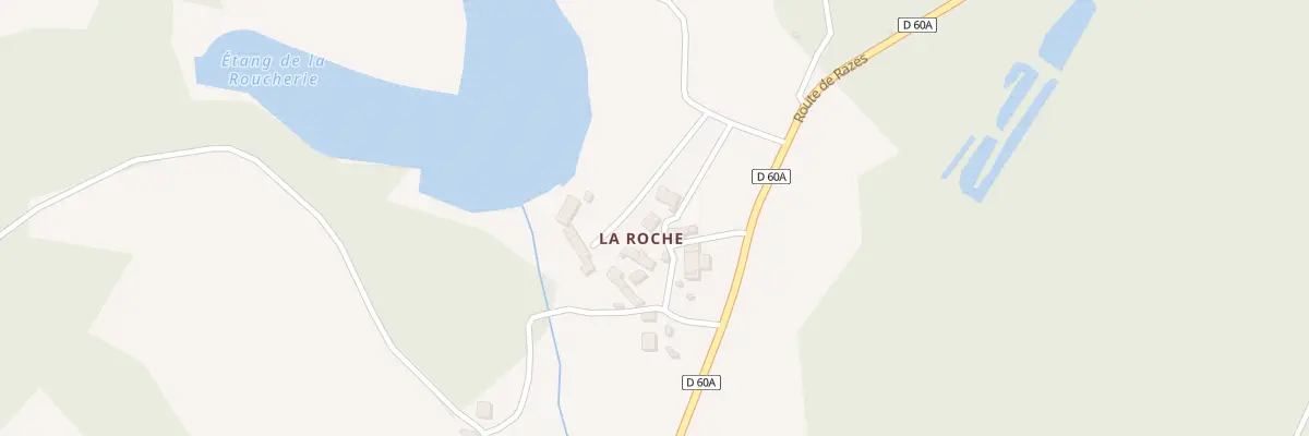 Plan du 5405 La Roche à Compreignac