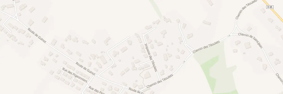 Plan du 9 Imp des Téoulets à Merville