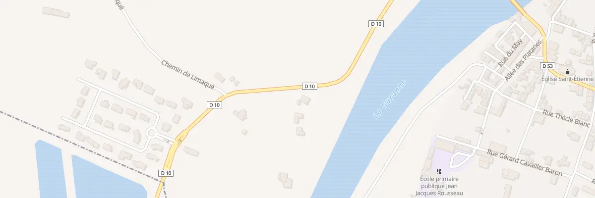 Plan du 38B Rue du Gaillard du Port à Mauzac