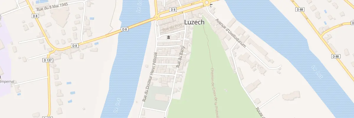 Plan du 5454 Rue de la Baronnie à Luzech