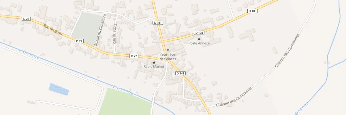 Plan du 20 Pl de l’Eglise A Dangeau à Dangeau