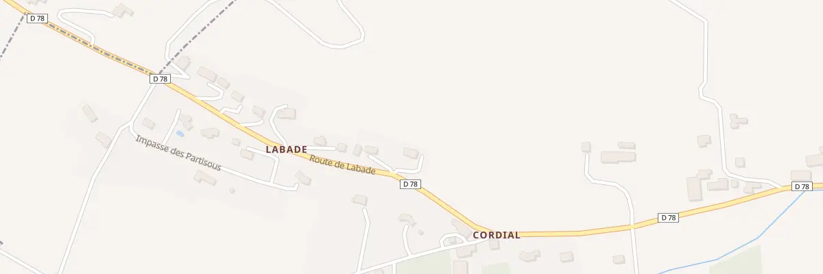 Plan du 930 Rte de Labade à Montastruc