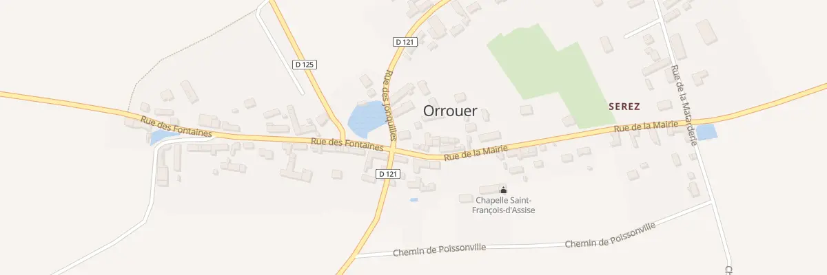 Plan du 2 Rue des Jonquilles à Orrouer