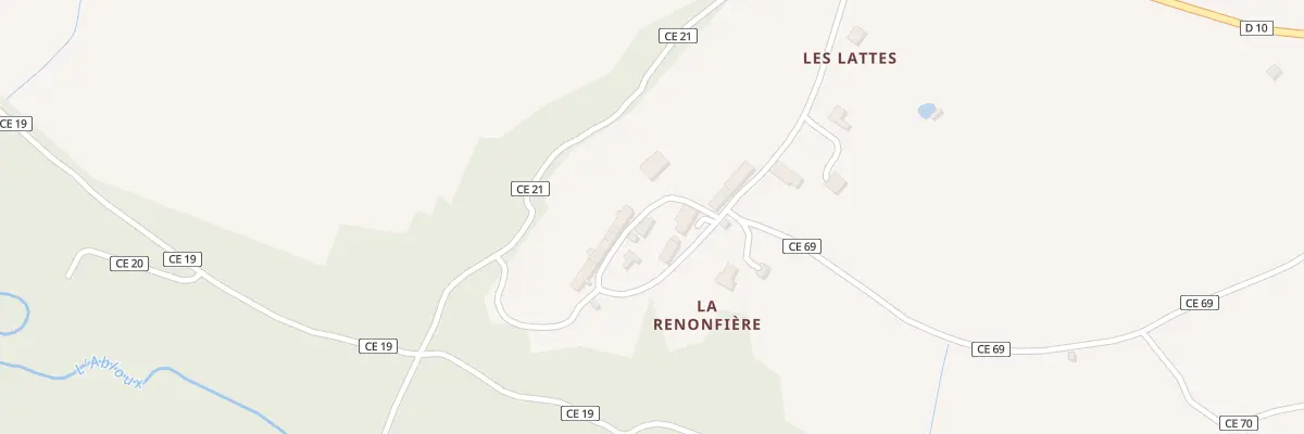 Plan du 8 La Renonfiere à Prissac