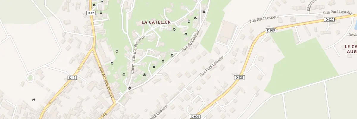 Plan du 14 Rue du Catelier à Saint-Saëns