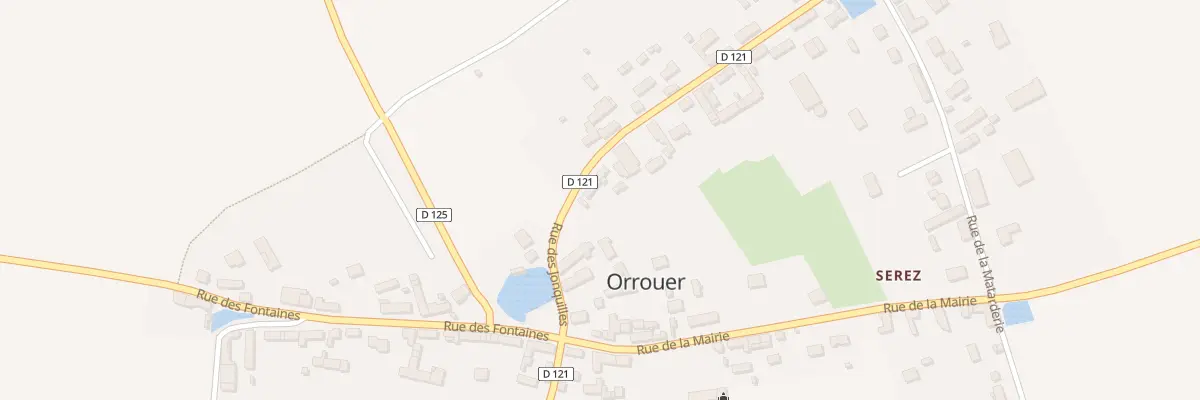 Plan du 10 Rue des Jonquilles à Orrouer