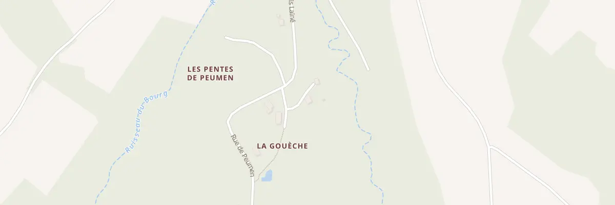 Plan du 3 Rue de Peumen à Pouillé