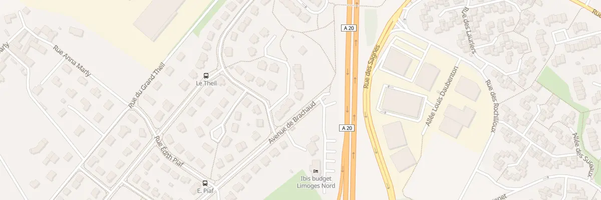 Plan du 14 Rue Bobby Lapointe à Limoges
