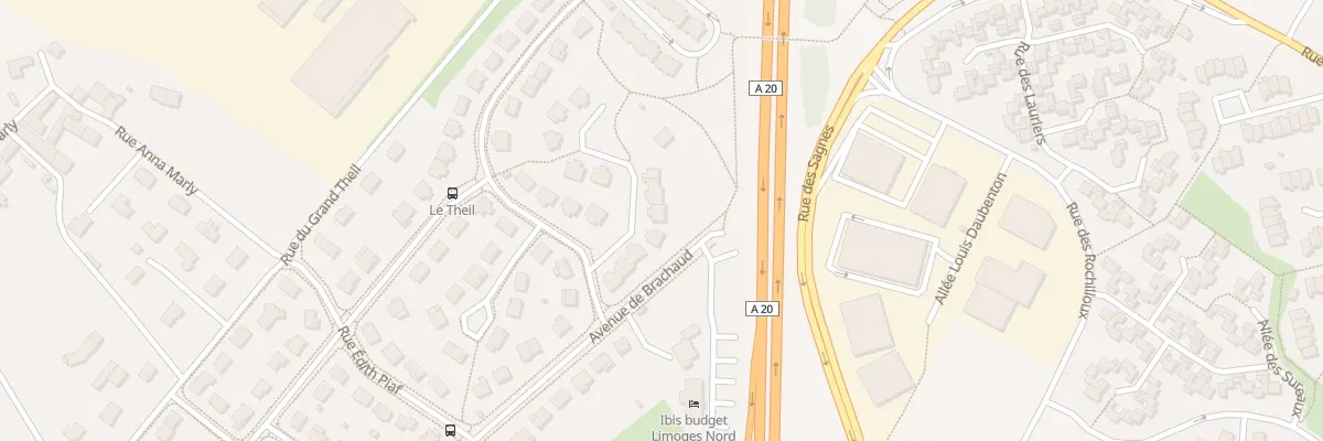 Plan du 18 Rue Bobby Lapointe à Limoges