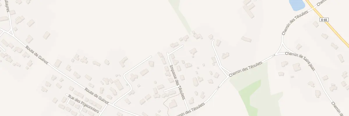 Plan du 4 Imp des Téoulets à Merville