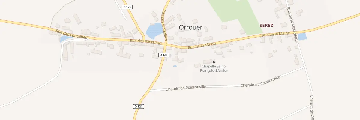 Plan du 4 Rue de la Mairie à Orrouer