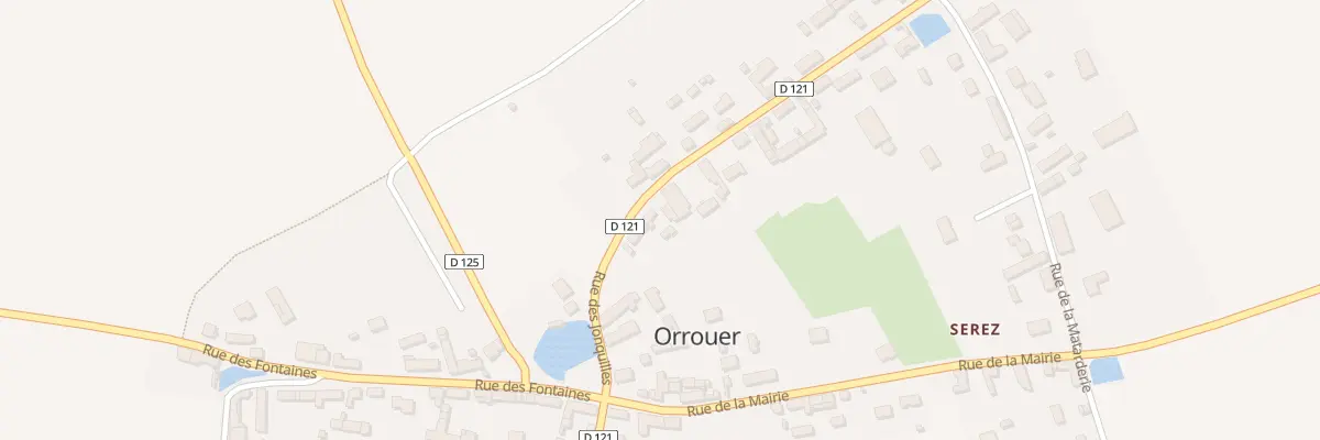 Plan du 12 Rue des Jonquilles à Orrouer