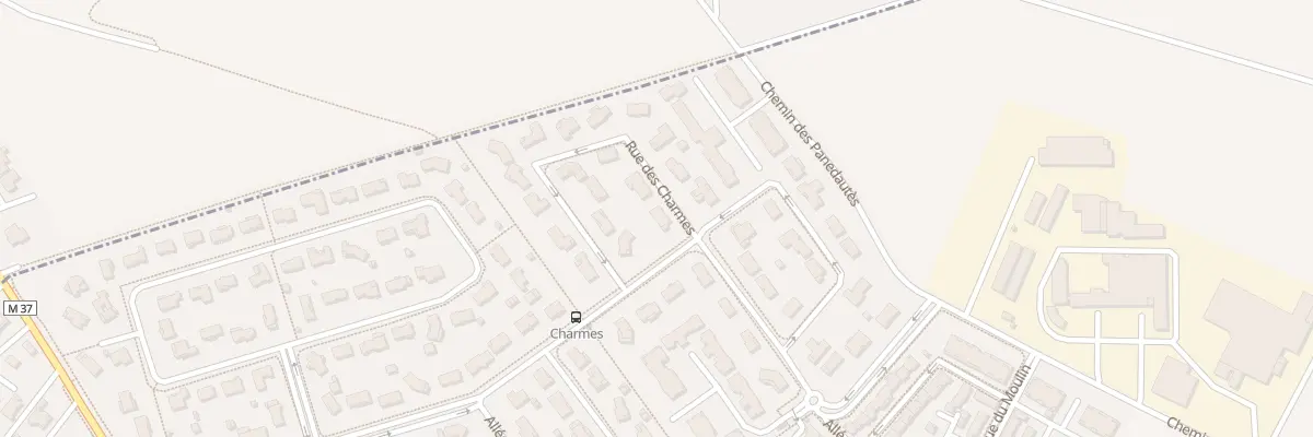 Plan du 1 Rue des Charmes à Mondonville
