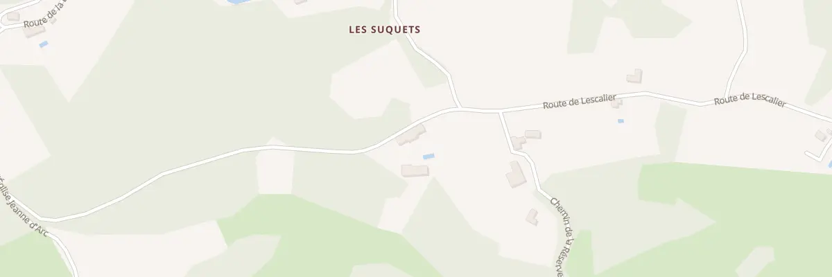 Plan du 8471 Les Suquets Sud à Nabirat