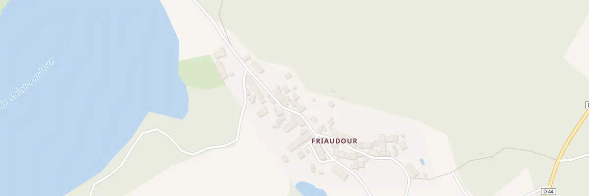 Plan du 38 Friaudour à Saint-Pardoux-le-Lac