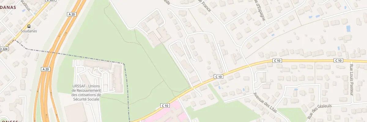 Plan du 92 Rue des Vignes à Panazol