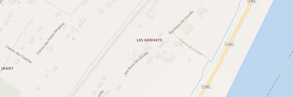 Plan du 85 Rue Basse des Grouets à Blois