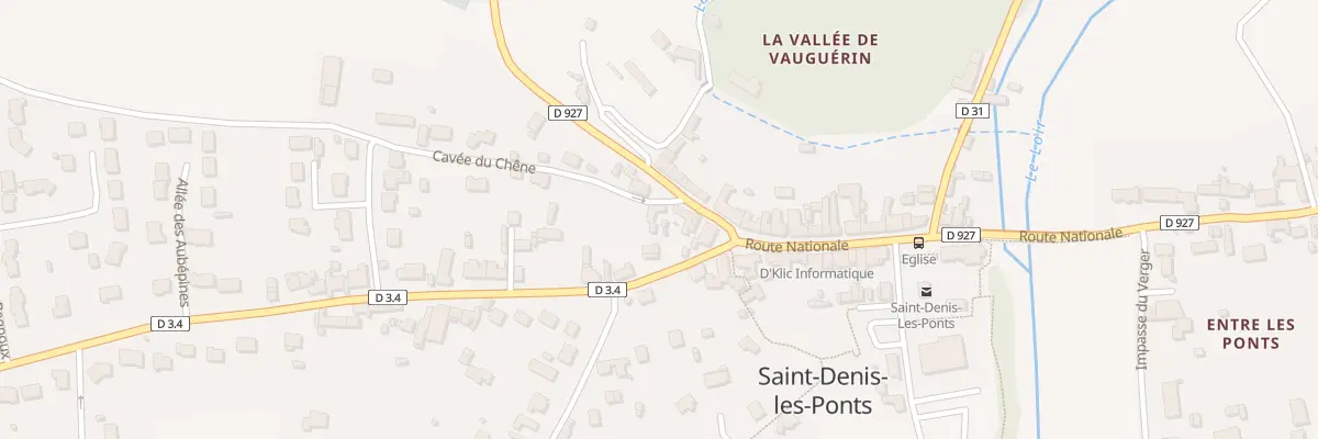 Plan de Cavee du Chene à Saint-Denis-Lanneray