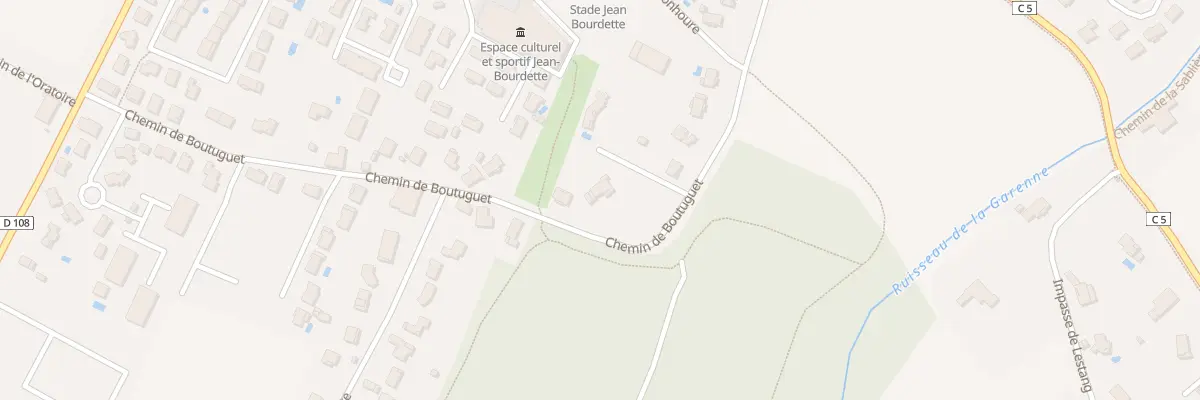 Plan du 551 Che de Boutuguet à Montbeton