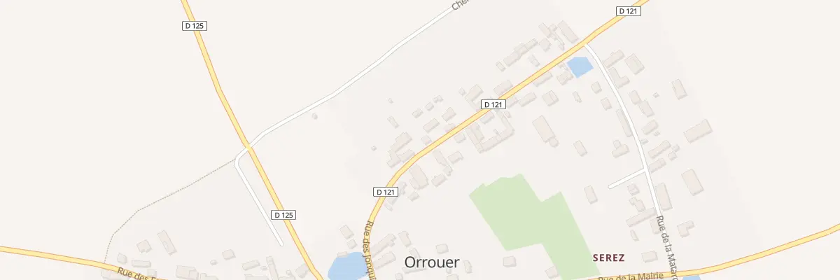 Plan du 7 Rue des Jonquilles à Orrouer