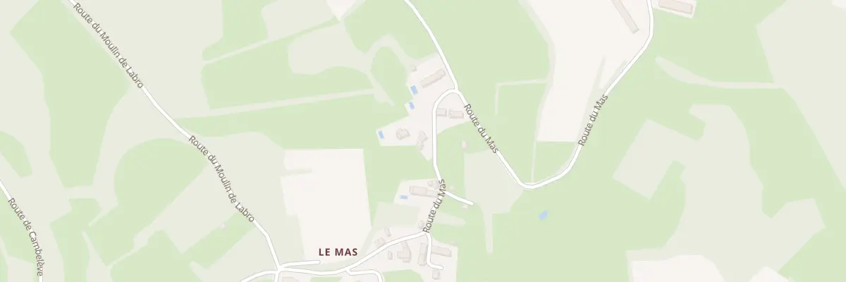 Plan du 5320 Le Mas à Dégagnac