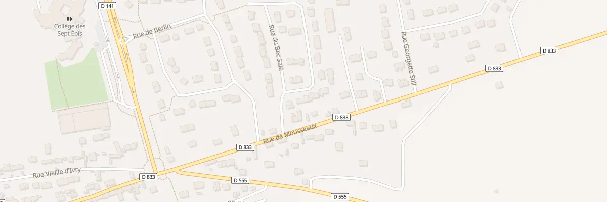 Plan du 2 Rue Trompe Souris à Saint-André-de-l’Eure