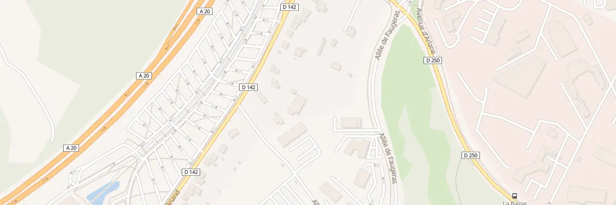 Plan du 312B Rue Aristide Briand à Limoges