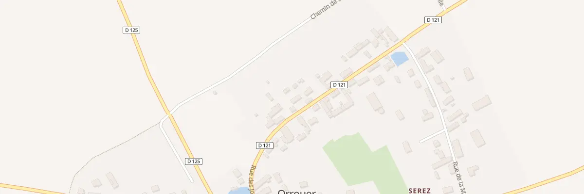 Plan du 9 Rue des Jonquilles à Orrouer