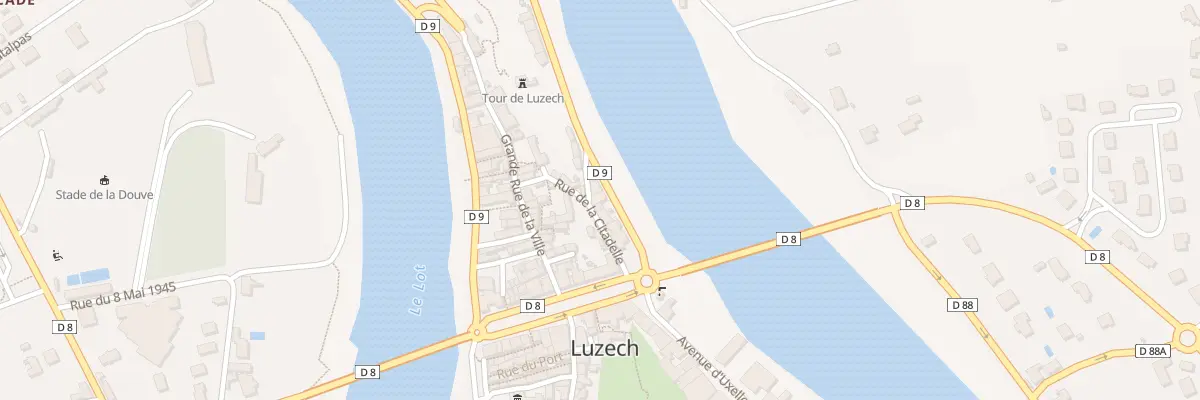 Plan du 62 Rue de la Fausse Porte à Luzech