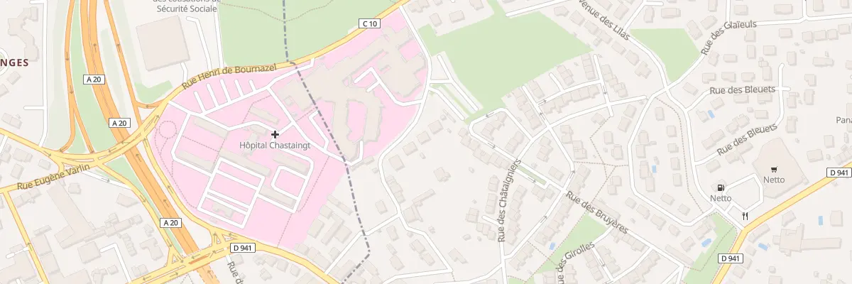 Plan du 21 Rue Georges Clemenceau à Panazol