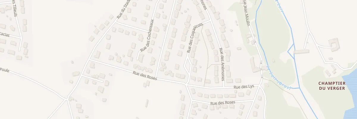 Plan du 6 Rue des Coquelicots à Saint-Denis-Lanneray