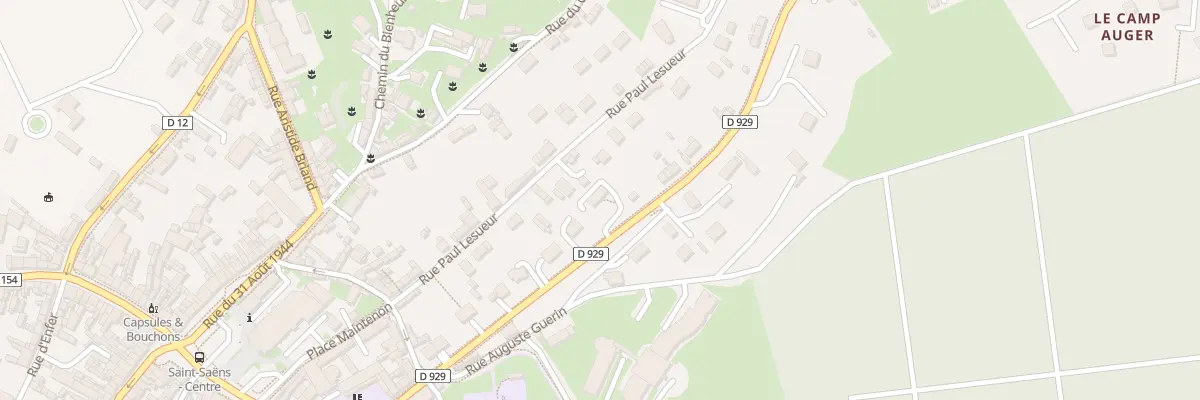 Plan du 17 Rue du Huit Mai 1945 à Saint-Saëns