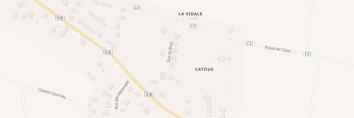 Plan du 127 Rue du Bosc à Montbartier