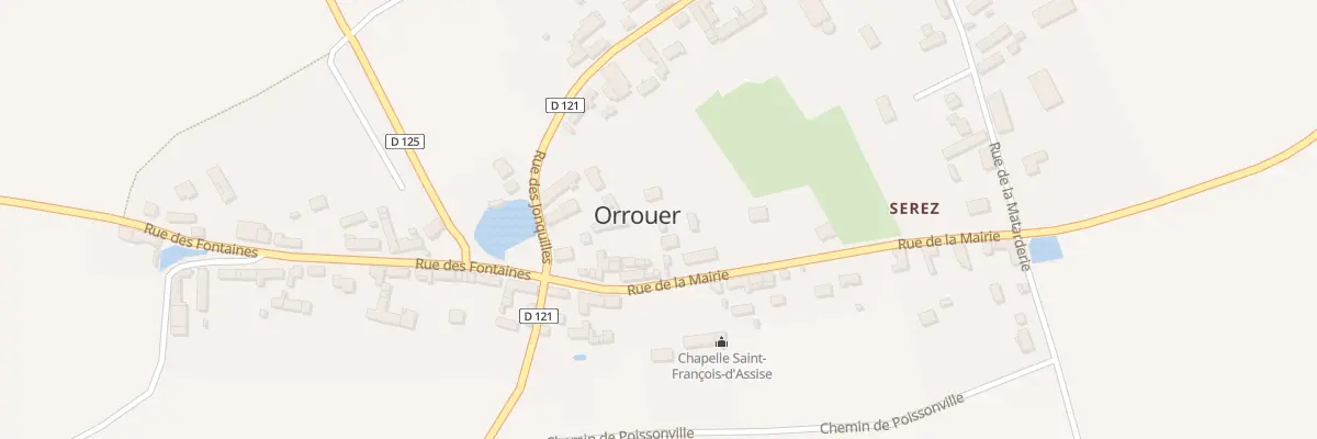 Plan du 5 Rue de la Mairie à Orrouer