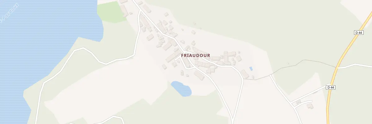 Plan du 5 Friaudour à Saint-Pardoux-le-Lac